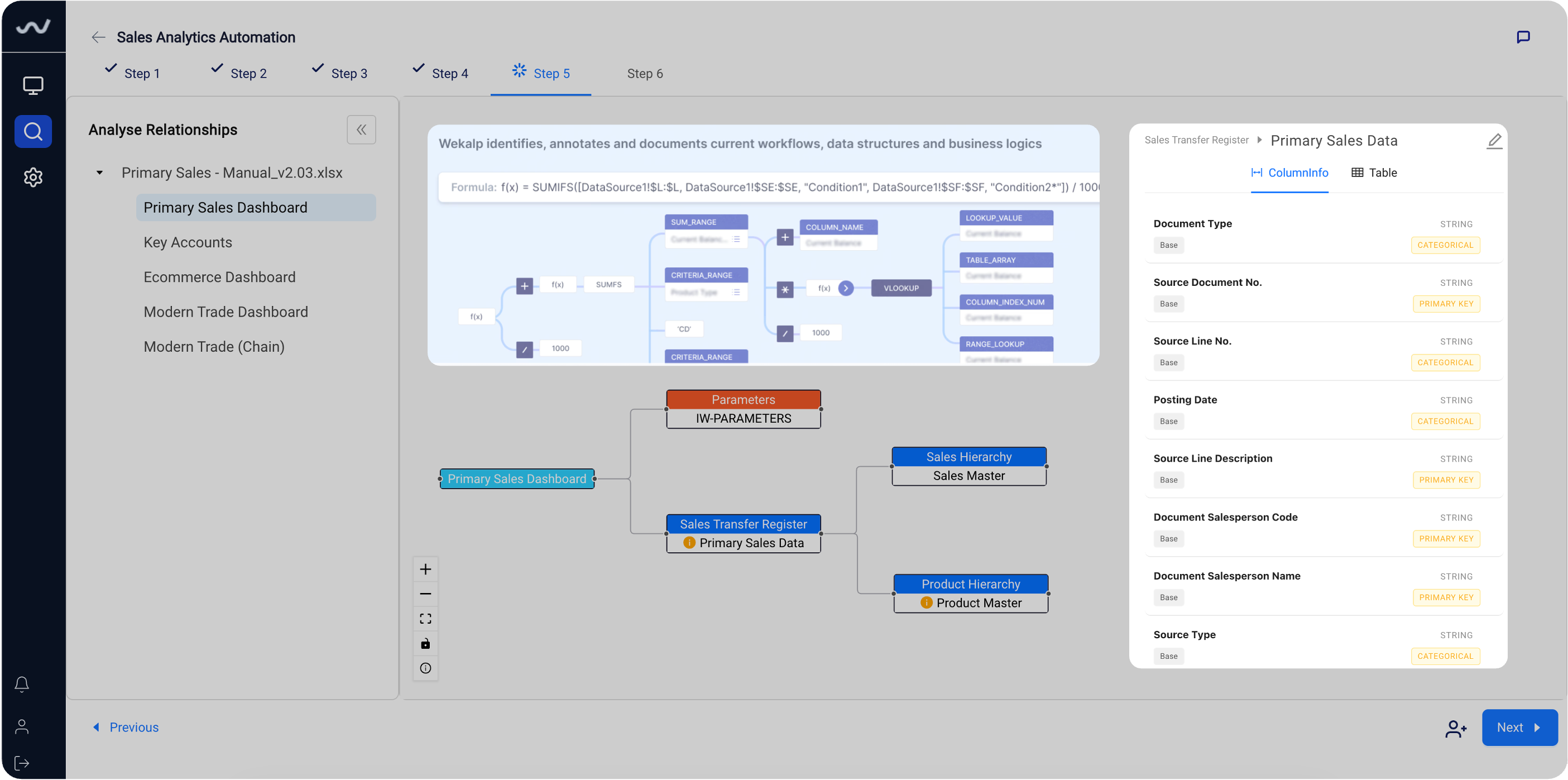 Discover interface
